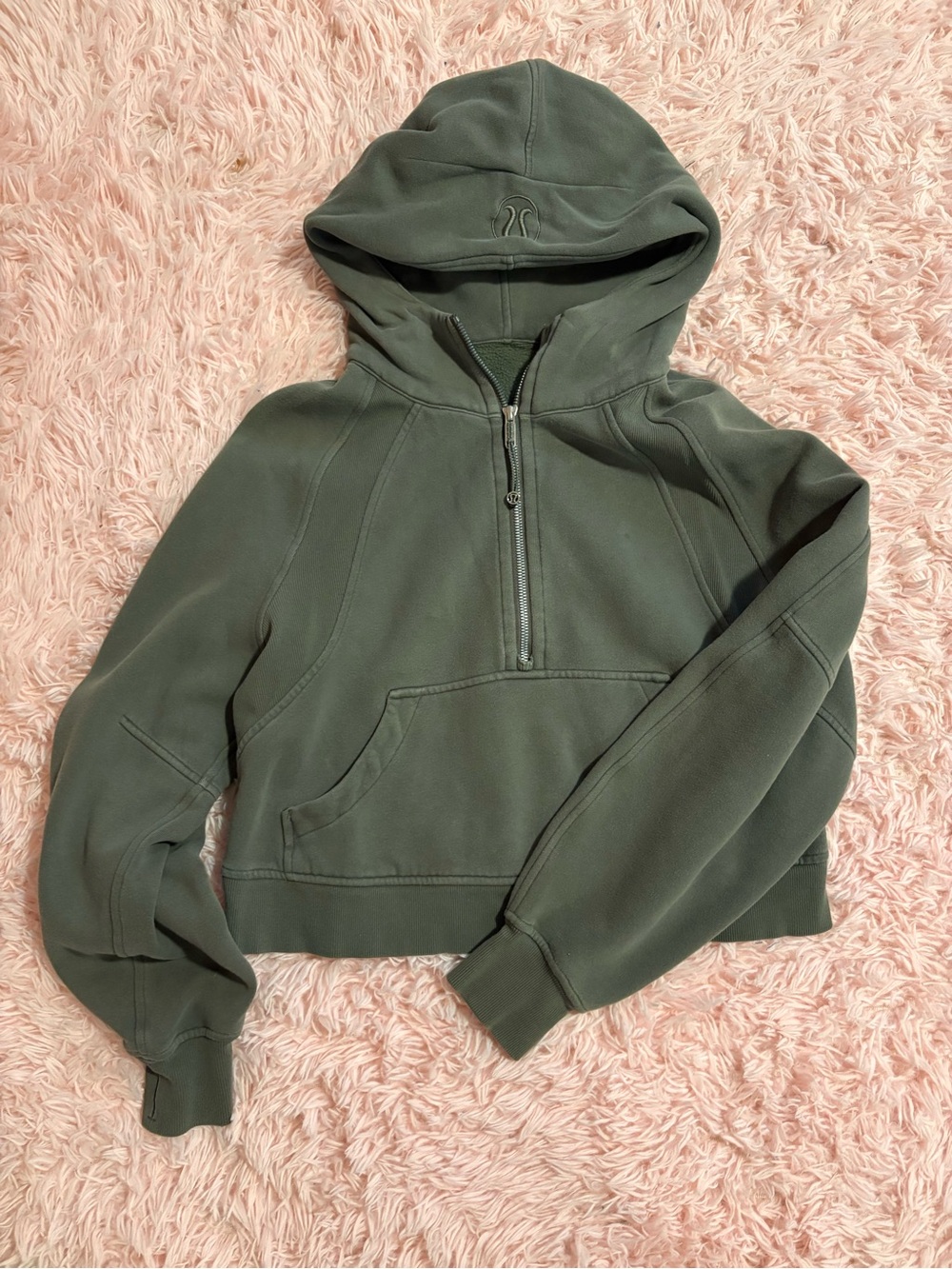 lululemon scuba half-zip hooded pullover